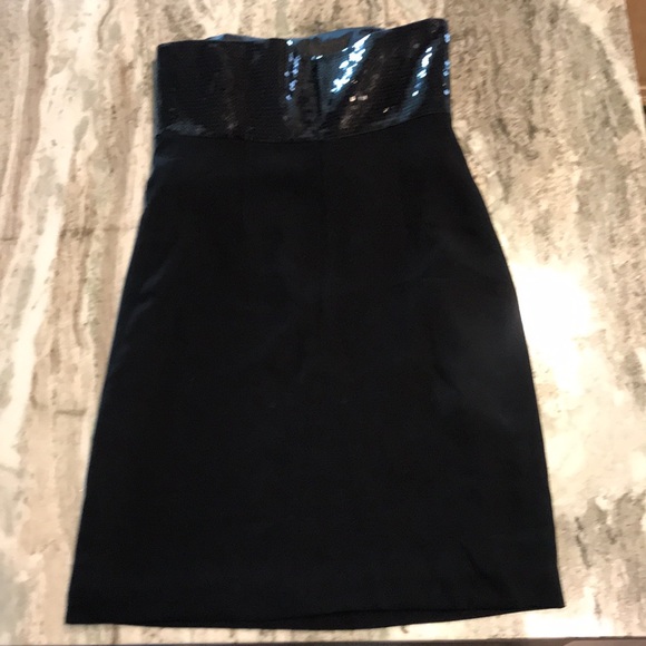 Ann Taylor strapless little black dress - Picture 2 of 6